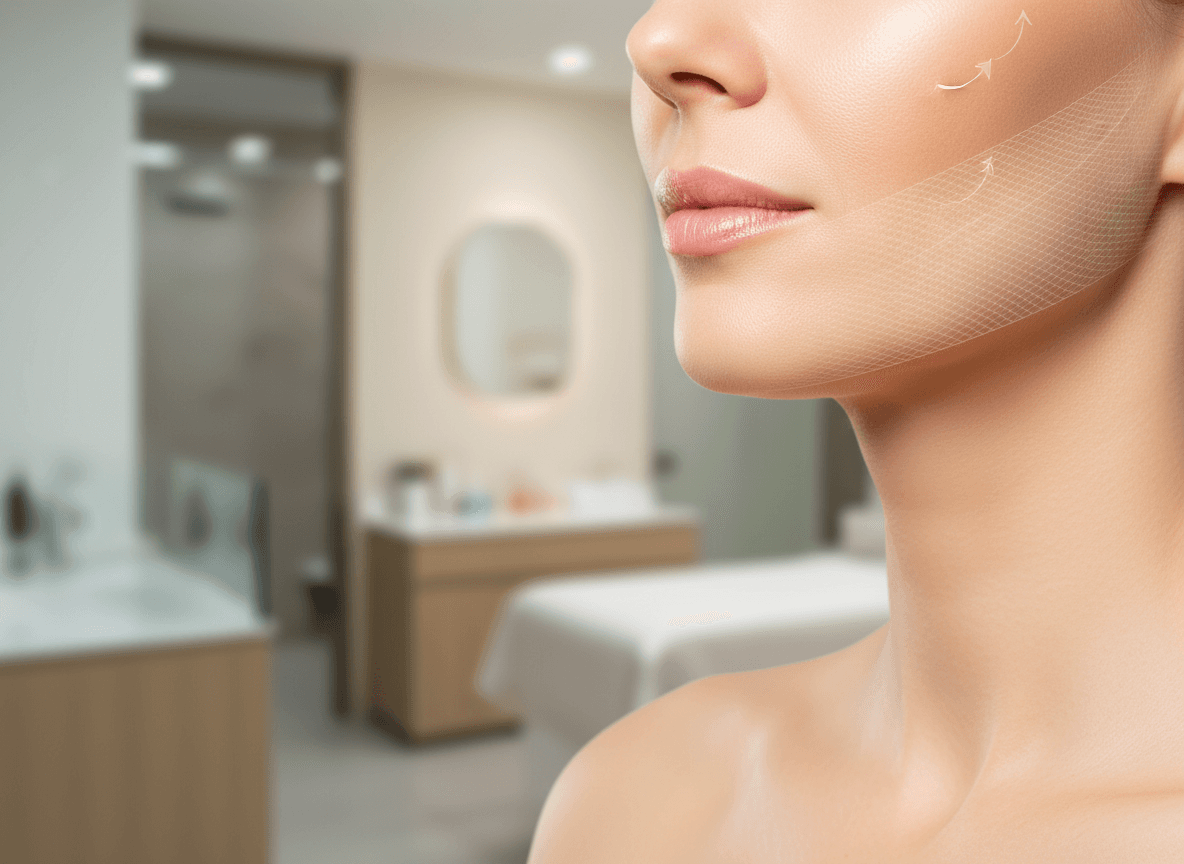 Hold Tight for skin tightening, this doesn't hurt a bit!